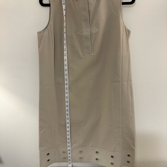 Lafayette 148 Brown Mock Neck Mini Dress Size Medium - Picture 10 of 11